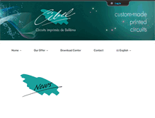 Tablet Screenshot of cibel.com